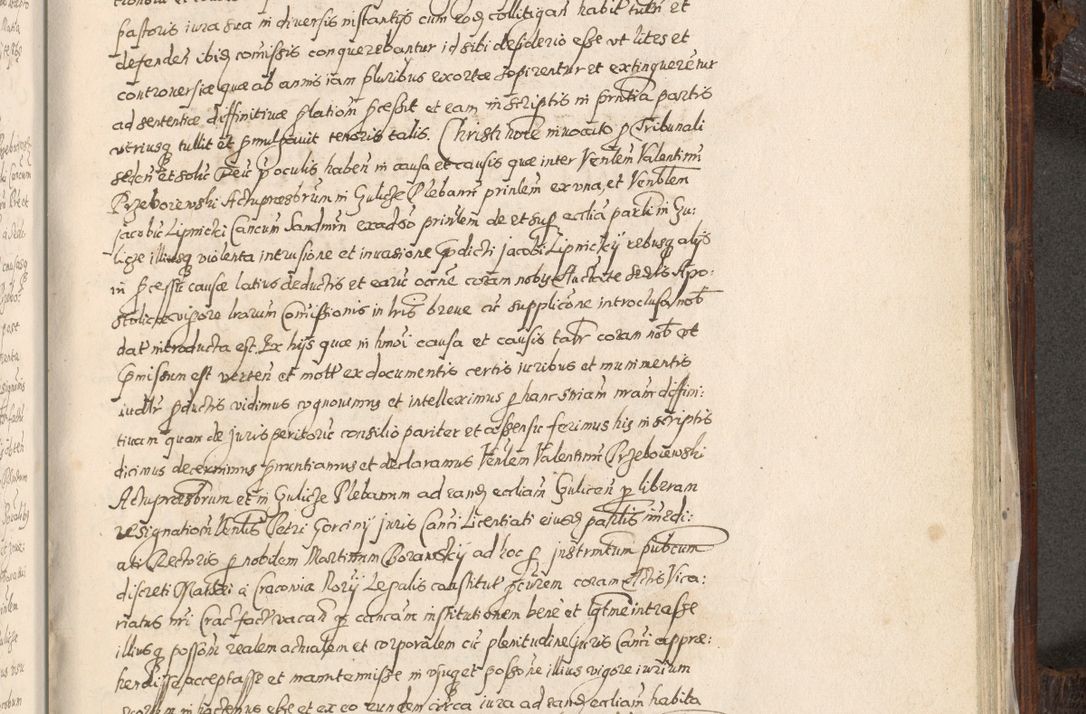 Zdjęcie nr 886 dla obiektu archiwalnego: Acta actorum, constitutionum, obligationum, resignationum, quietationum tempore R. D. Petr Myszkowski, episcopi Cracoviensis, qui post mortem R. D. Francisci Krasiński, episcopi Cracoviensis solius Dei optimi maximi benignitate, Serenissimi Stephani regis Poloniase favore et clementia ex Plocensi ad Cracoviensem auctoritate Ssmi Gregorii XIII successit ab anno 1577 mense Novembri ad annum 1591 mensem Aprilem successive acticatorum.