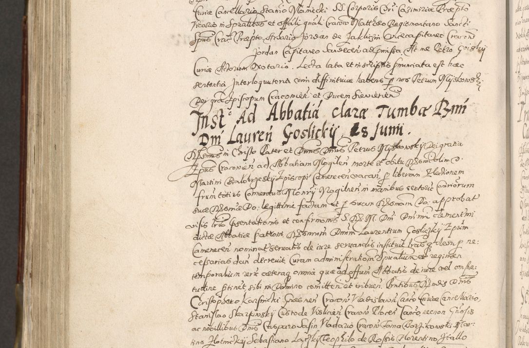 Zdjęcie nr 881 dla obiektu archiwalnego: Acta actorum, constitutionum, obligationum, resignationum, quietationum tempore R. D. Petr Myszkowski, episcopi Cracoviensis, qui post mortem R. D. Francisci Krasiński, episcopi Cracoviensis solius Dei optimi maximi benignitate, Serenissimi Stephani regis Poloniase favore et clementia ex Plocensi ad Cracoviensem auctoritate Ssmi Gregorii XIII successit ab anno 1577 mense Novembri ad annum 1591 mensem Aprilem successive acticatorum.