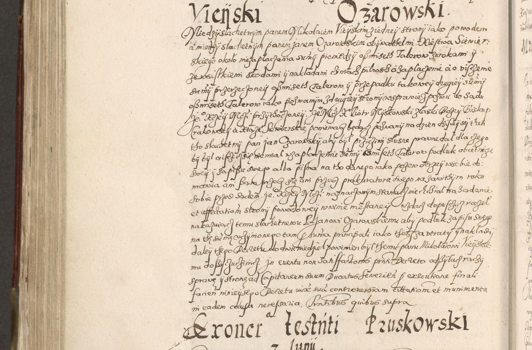 Zdjęcie nr 879 dla obiektu archiwalnego: Acta actorum, constitutionum, obligationum, resignationum, quietationum tempore R. D. Petr Myszkowski, episcopi Cracoviensis, qui post mortem R. D. Francisci Krasiński, episcopi Cracoviensis solius Dei optimi maximi benignitate, Serenissimi Stephani regis Poloniase favore et clementia ex Plocensi ad Cracoviensem auctoritate Ssmi Gregorii XIII successit ab anno 1577 mense Novembri ad annum 1591 mensem Aprilem successive acticatorum.