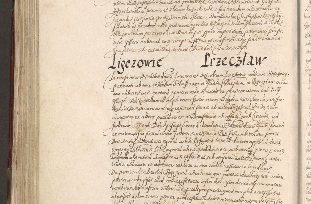Zdjęcie nr 875 dla obiektu archiwalnego: Acta actorum, constitutionum, obligationum, resignationum, quietationum tempore R. D. Petr Myszkowski, episcopi Cracoviensis, qui post mortem R. D. Francisci Krasiński, episcopi Cracoviensis solius Dei optimi maximi benignitate, Serenissimi Stephani regis Poloniase favore et clementia ex Plocensi ad Cracoviensem auctoritate Ssmi Gregorii XIII successit ab anno 1577 mense Novembri ad annum 1591 mensem Aprilem successive acticatorum.