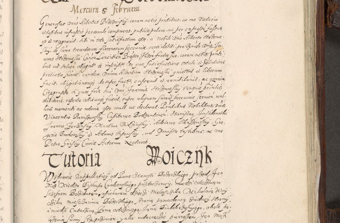 Zdjęcie nr 872 dla obiektu archiwalnego: Acta actorum, constitutionum, obligationum, resignationum, quietationum tempore R. D. Petr Myszkowski, episcopi Cracoviensis, qui post mortem R. D. Francisci Krasiński, episcopi Cracoviensis solius Dei optimi maximi benignitate, Serenissimi Stephani regis Poloniase favore et clementia ex Plocensi ad Cracoviensem auctoritate Ssmi Gregorii XIII successit ab anno 1577 mense Novembri ad annum 1591 mensem Aprilem successive acticatorum.