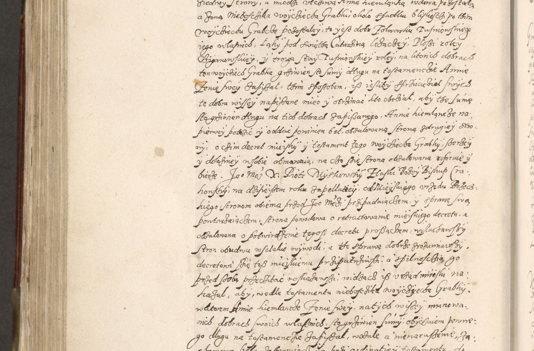 Zdjęcie nr 871 dla obiektu archiwalnego: Acta actorum, constitutionum, obligationum, resignationum, quietationum tempore R. D. Petr Myszkowski, episcopi Cracoviensis, qui post mortem R. D. Francisci Krasiński, episcopi Cracoviensis solius Dei optimi maximi benignitate, Serenissimi Stephani regis Poloniase favore et clementia ex Plocensi ad Cracoviensem auctoritate Ssmi Gregorii XIII successit ab anno 1577 mense Novembri ad annum 1591 mensem Aprilem successive acticatorum.