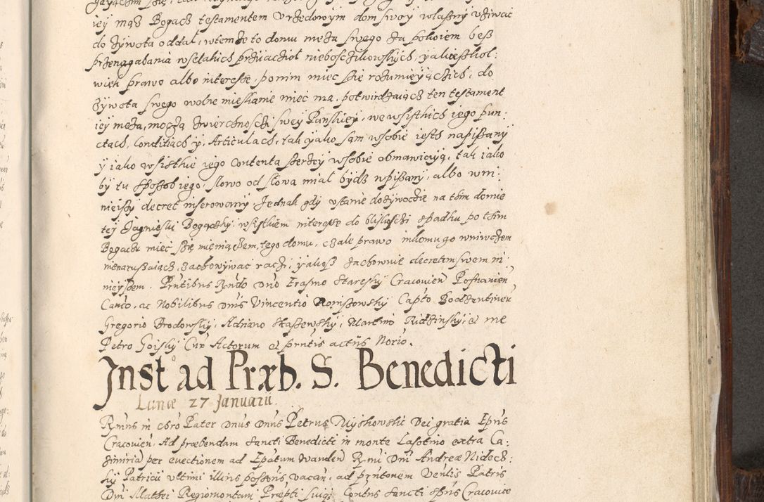 Zdjęcie nr 870 dla obiektu archiwalnego: Acta actorum, constitutionum, obligationum, resignationum, quietationum tempore R. D. Petr Myszkowski, episcopi Cracoviensis, qui post mortem R. D. Francisci Krasiński, episcopi Cracoviensis solius Dei optimi maximi benignitate, Serenissimi Stephani regis Poloniase favore et clementia ex Plocensi ad Cracoviensem auctoritate Ssmi Gregorii XIII successit ab anno 1577 mense Novembri ad annum 1591 mensem Aprilem successive acticatorum.
