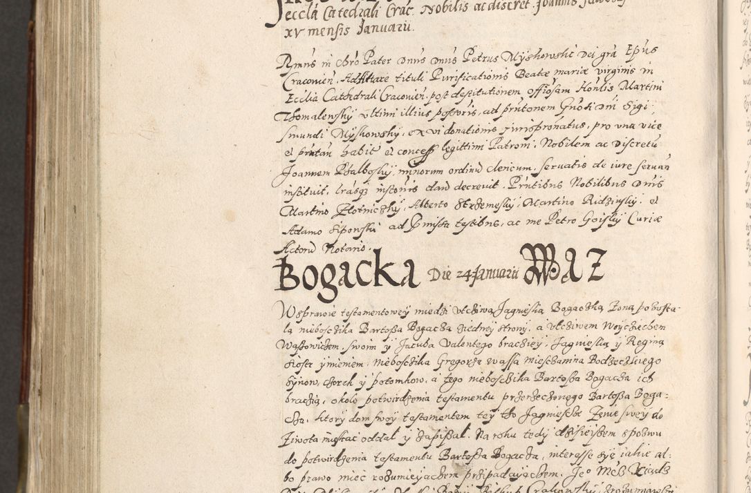 Zdjęcie nr 869 dla obiektu archiwalnego: Acta actorum, constitutionum, obligationum, resignationum, quietationum tempore R. D. Petr Myszkowski, episcopi Cracoviensis, qui post mortem R. D. Francisci Krasiński, episcopi Cracoviensis solius Dei optimi maximi benignitate, Serenissimi Stephani regis Poloniase favore et clementia ex Plocensi ad Cracoviensem auctoritate Ssmi Gregorii XIII successit ab anno 1577 mense Novembri ad annum 1591 mensem Aprilem successive acticatorum.
