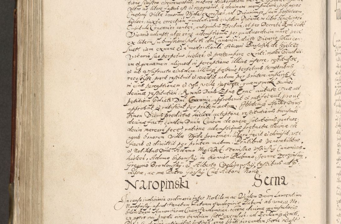 Zdjęcie nr 863 dla obiektu archiwalnego: Acta actorum, constitutionum, obligationum, resignationum, quietationum tempore R. D. Petr Myszkowski, episcopi Cracoviensis, qui post mortem R. D. Francisci Krasiński, episcopi Cracoviensis solius Dei optimi maximi benignitate, Serenissimi Stephani regis Poloniase favore et clementia ex Plocensi ad Cracoviensem auctoritate Ssmi Gregorii XIII successit ab anno 1577 mense Novembri ad annum 1591 mensem Aprilem successive acticatorum.