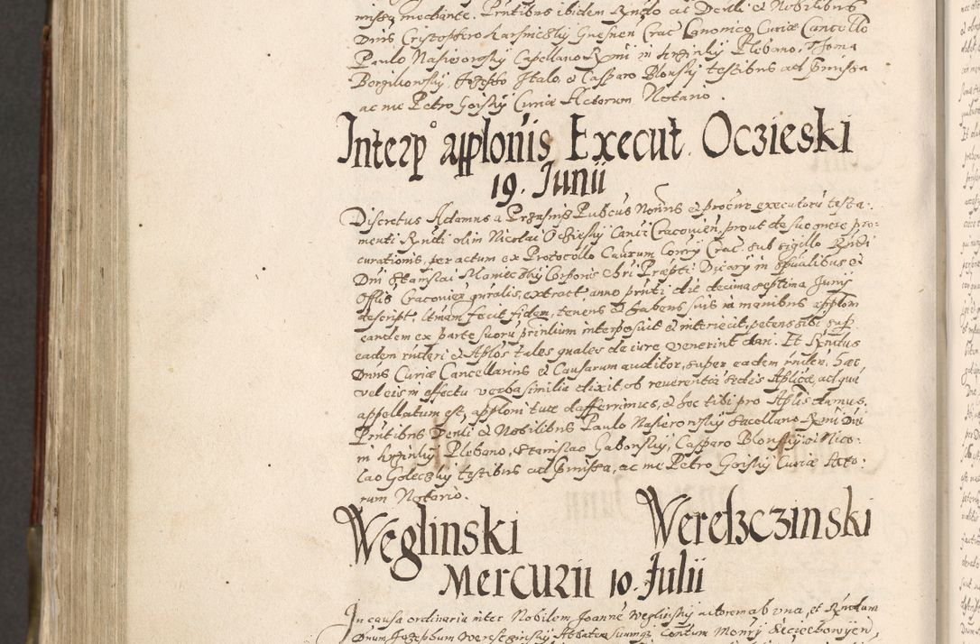 Zdjęcie nr 855 dla obiektu archiwalnego: Acta actorum, constitutionum, obligationum, resignationum, quietationum tempore R. D. Petr Myszkowski, episcopi Cracoviensis, qui post mortem R. D. Francisci Krasiński, episcopi Cracoviensis solius Dei optimi maximi benignitate, Serenissimi Stephani regis Poloniase favore et clementia ex Plocensi ad Cracoviensem auctoritate Ssmi Gregorii XIII successit ab anno 1577 mense Novembri ad annum 1591 mensem Aprilem successive acticatorum.