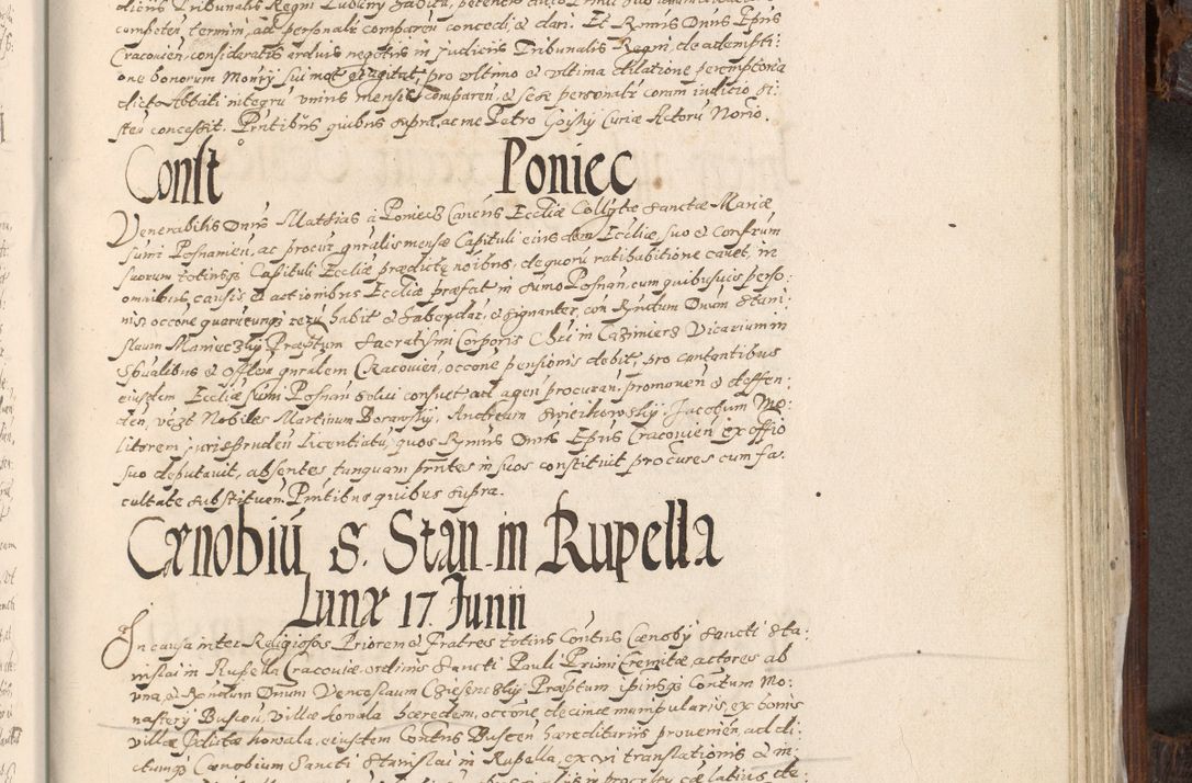 Zdjęcie nr 854 dla obiektu archiwalnego: Acta actorum, constitutionum, obligationum, resignationum, quietationum tempore R. D. Petr Myszkowski, episcopi Cracoviensis, qui post mortem R. D. Francisci Krasiński, episcopi Cracoviensis solius Dei optimi maximi benignitate, Serenissimi Stephani regis Poloniase favore et clementia ex Plocensi ad Cracoviensem auctoritate Ssmi Gregorii XIII successit ab anno 1577 mense Novembri ad annum 1591 mensem Aprilem successive acticatorum.