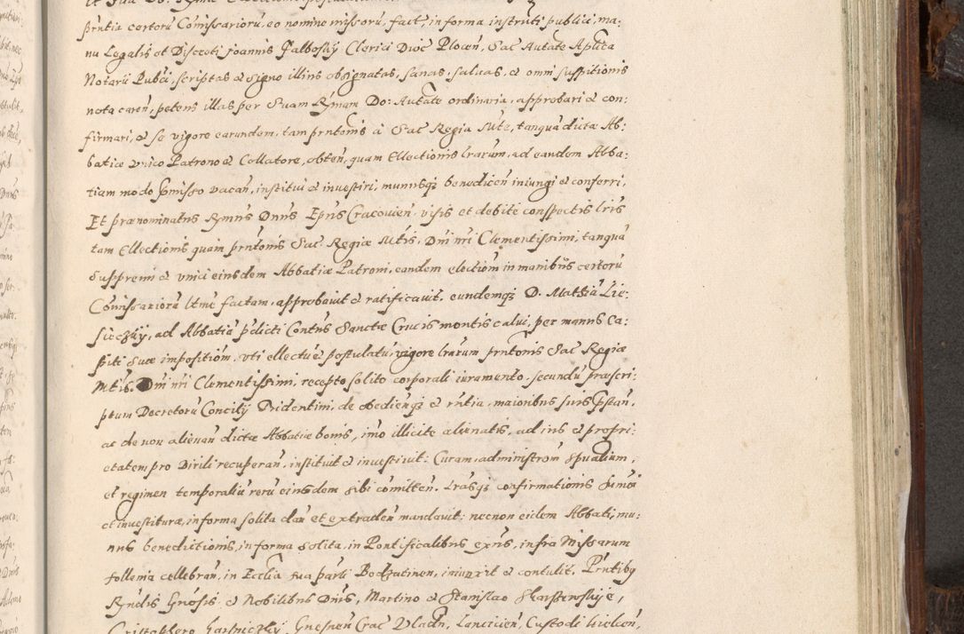 Zdjęcie nr 838 dla obiektu archiwalnego: Acta actorum, constitutionum, obligationum, resignationum, quietationum tempore R. D. Petr Myszkowski, episcopi Cracoviensis, qui post mortem R. D. Francisci Krasiński, episcopi Cracoviensis solius Dei optimi maximi benignitate, Serenissimi Stephani regis Poloniase favore et clementia ex Plocensi ad Cracoviensem auctoritate Ssmi Gregorii XIII successit ab anno 1577 mense Novembri ad annum 1591 mensem Aprilem successive acticatorum.