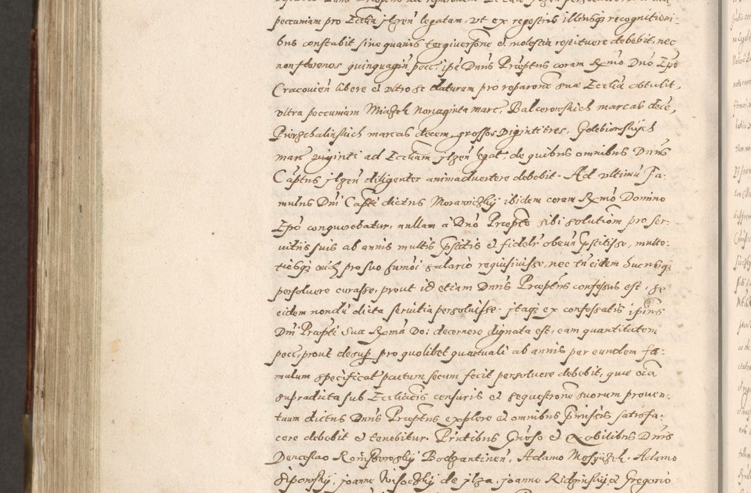 Zdjęcie nr 837 dla obiektu archiwalnego: Acta actorum, constitutionum, obligationum, resignationum, quietationum tempore R. D. Petr Myszkowski, episcopi Cracoviensis, qui post mortem R. D. Francisci Krasiński, episcopi Cracoviensis solius Dei optimi maximi benignitate, Serenissimi Stephani regis Poloniase favore et clementia ex Plocensi ad Cracoviensem auctoritate Ssmi Gregorii XIII successit ab anno 1577 mense Novembri ad annum 1591 mensem Aprilem successive acticatorum.
