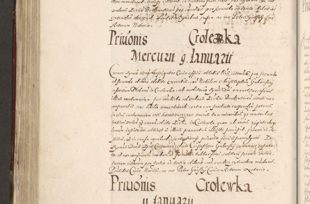 Zdjęcie nr 831 dla obiektu archiwalnego: Acta actorum, constitutionum, obligationum, resignationum, quietationum tempore R. D. Petr Myszkowski, episcopi Cracoviensis, qui post mortem R. D. Francisci Krasiński, episcopi Cracoviensis solius Dei optimi maximi benignitate, Serenissimi Stephani regis Poloniase favore et clementia ex Plocensi ad Cracoviensem auctoritate Ssmi Gregorii XIII successit ab anno 1577 mense Novembri ad annum 1591 mensem Aprilem successive acticatorum.
