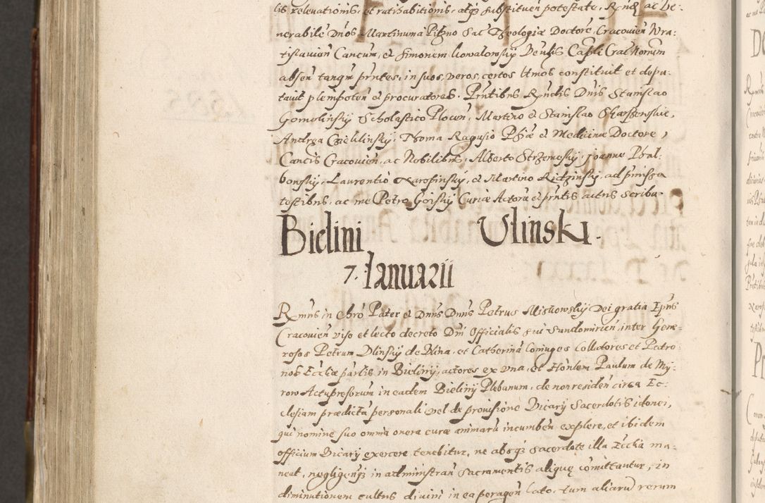 Zdjęcie nr 829 dla obiektu archiwalnego: Acta actorum, constitutionum, obligationum, resignationum, quietationum tempore R. D. Petr Myszkowski, episcopi Cracoviensis, qui post mortem R. D. Francisci Krasiński, episcopi Cracoviensis solius Dei optimi maximi benignitate, Serenissimi Stephani regis Poloniase favore et clementia ex Plocensi ad Cracoviensem auctoritate Ssmi Gregorii XIII successit ab anno 1577 mense Novembri ad annum 1591 mensem Aprilem successive acticatorum.