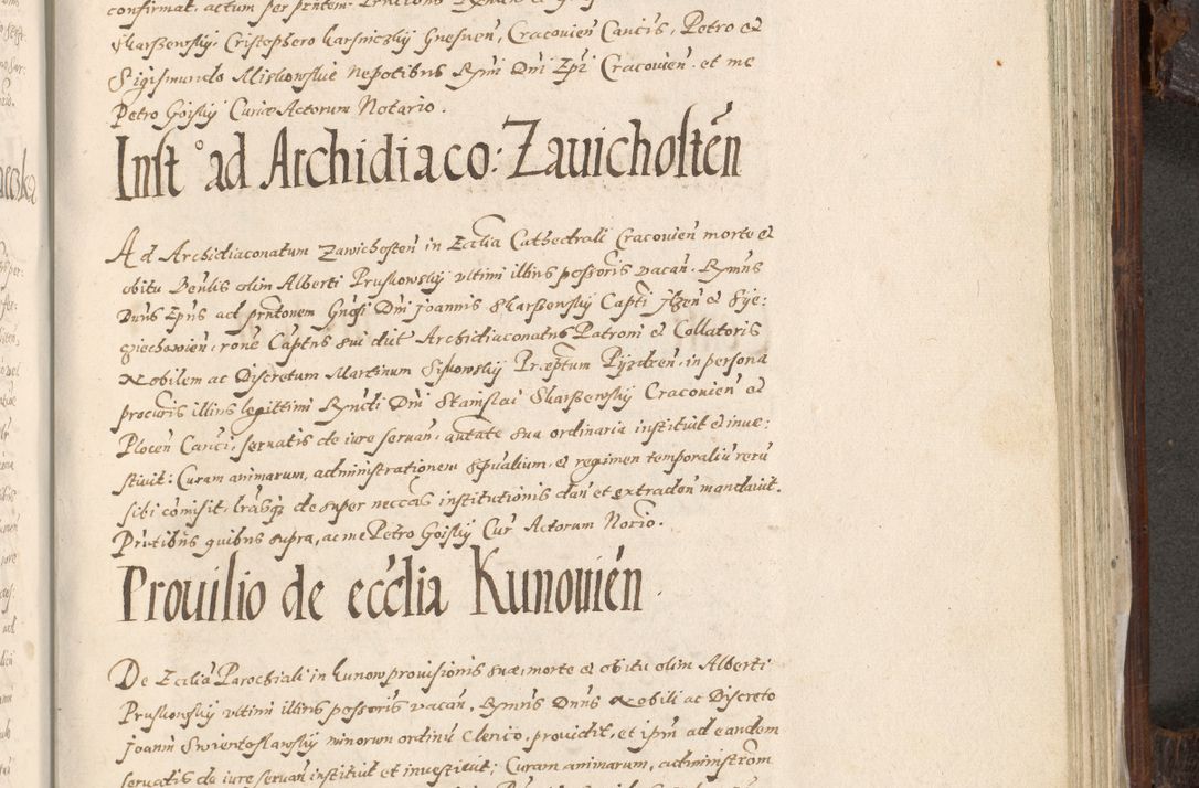 Zdjęcie nr 826 dla obiektu archiwalnego: Acta actorum, constitutionum, obligationum, resignationum, quietationum tempore R. D. Petr Myszkowski, episcopi Cracoviensis, qui post mortem R. D. Francisci Krasiński, episcopi Cracoviensis solius Dei optimi maximi benignitate, Serenissimi Stephani regis Poloniase favore et clementia ex Plocensi ad Cracoviensem auctoritate Ssmi Gregorii XIII successit ab anno 1577 mense Novembri ad annum 1591 mensem Aprilem successive acticatorum.
