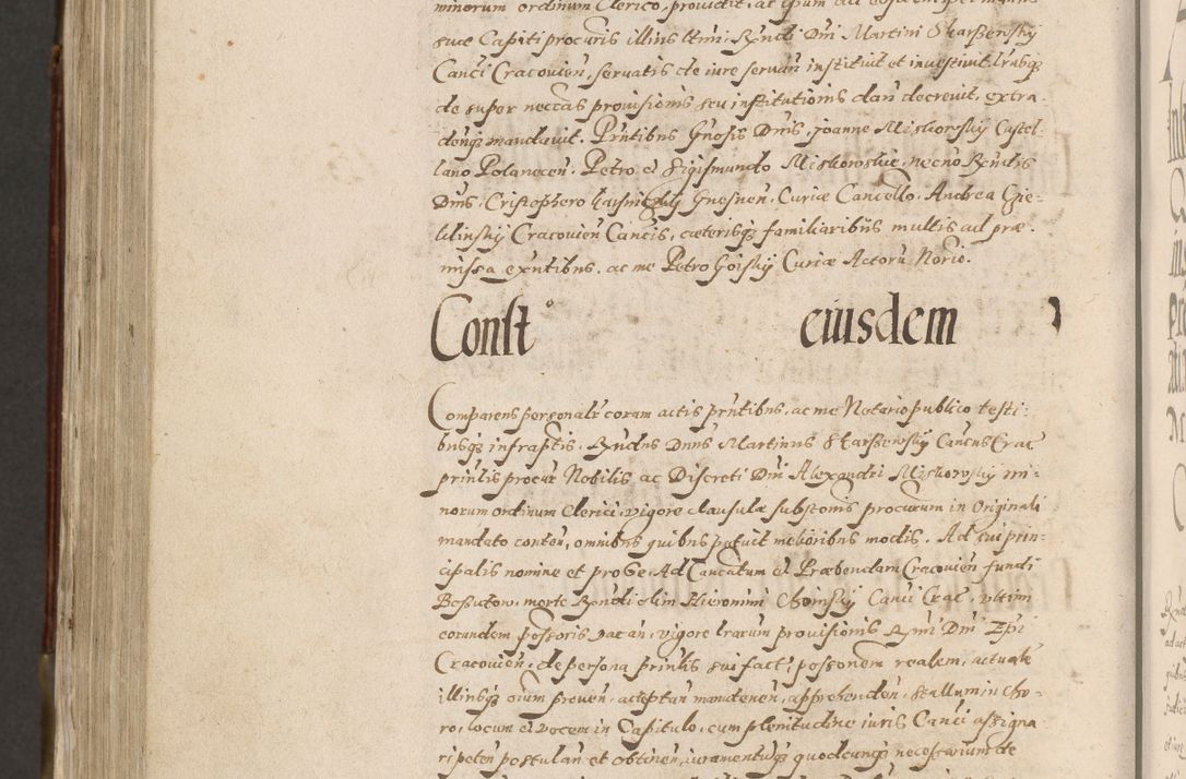 Zdjęcie nr 827 dla obiektu archiwalnego: Acta actorum, constitutionum, obligationum, resignationum, quietationum tempore R. D. Petr Myszkowski, episcopi Cracoviensis, qui post mortem R. D. Francisci Krasiński, episcopi Cracoviensis solius Dei optimi maximi benignitate, Serenissimi Stephani regis Poloniase favore et clementia ex Plocensi ad Cracoviensem auctoritate Ssmi Gregorii XIII successit ab anno 1577 mense Novembri ad annum 1591 mensem Aprilem successive acticatorum.