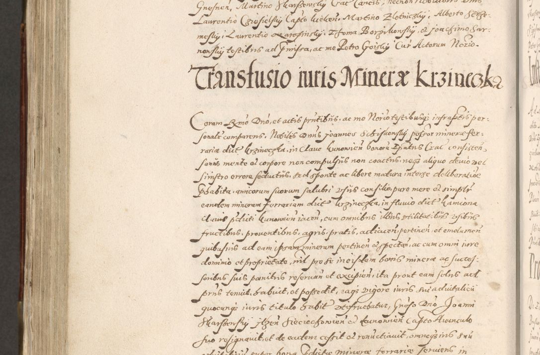 Zdjęcie nr 825 dla obiektu archiwalnego: Acta actorum, constitutionum, obligationum, resignationum, quietationum tempore R. D. Petr Myszkowski, episcopi Cracoviensis, qui post mortem R. D. Francisci Krasiński, episcopi Cracoviensis solius Dei optimi maximi benignitate, Serenissimi Stephani regis Poloniase favore et clementia ex Plocensi ad Cracoviensem auctoritate Ssmi Gregorii XIII successit ab anno 1577 mense Novembri ad annum 1591 mensem Aprilem successive acticatorum.