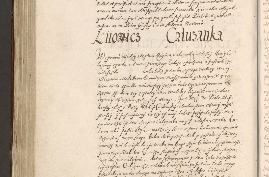 Zdjęcie nr 817 dla obiektu archiwalnego: Acta actorum, constitutionum, obligationum, resignationum, quietationum tempore R. D. Petr Myszkowski, episcopi Cracoviensis, qui post mortem R. D. Francisci Krasiński, episcopi Cracoviensis solius Dei optimi maximi benignitate, Serenissimi Stephani regis Poloniase favore et clementia ex Plocensi ad Cracoviensem auctoritate Ssmi Gregorii XIII successit ab anno 1577 mense Novembri ad annum 1591 mensem Aprilem successive acticatorum.