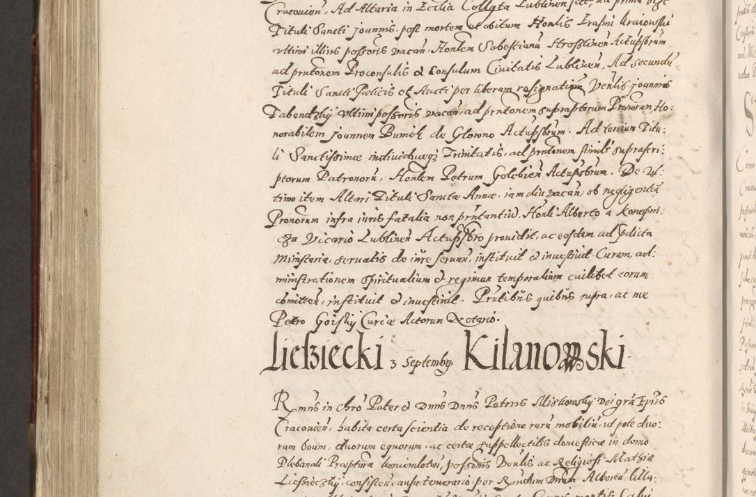 Zdjęcie nr 813 dla obiektu archiwalnego: Acta actorum, constitutionum, obligationum, resignationum, quietationum tempore R. D. Petr Myszkowski, episcopi Cracoviensis, qui post mortem R. D. Francisci Krasiński, episcopi Cracoviensis solius Dei optimi maximi benignitate, Serenissimi Stephani regis Poloniase favore et clementia ex Plocensi ad Cracoviensem auctoritate Ssmi Gregorii XIII successit ab anno 1577 mense Novembri ad annum 1591 mensem Aprilem successive acticatorum.