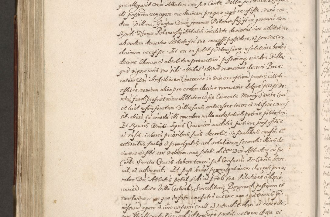 Zdjęcie nr 811 dla obiektu archiwalnego: Acta actorum, constitutionum, obligationum, resignationum, quietationum tempore R. D. Petr Myszkowski, episcopi Cracoviensis, qui post mortem R. D. Francisci Krasiński, episcopi Cracoviensis solius Dei optimi maximi benignitate, Serenissimi Stephani regis Poloniase favore et clementia ex Plocensi ad Cracoviensem auctoritate Ssmi Gregorii XIII successit ab anno 1577 mense Novembri ad annum 1591 mensem Aprilem successive acticatorum.