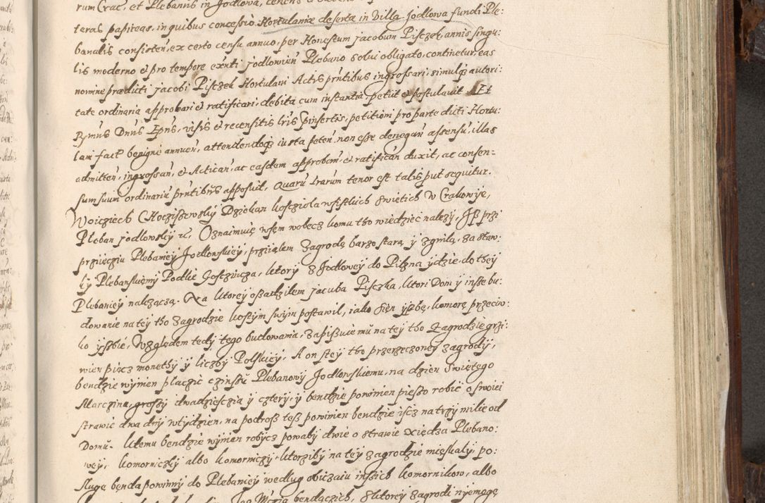 Zdjęcie nr 806 dla obiektu archiwalnego: Acta actorum, constitutionum, obligationum, resignationum, quietationum tempore R. D. Petr Myszkowski, episcopi Cracoviensis, qui post mortem R. D. Francisci Krasiński, episcopi Cracoviensis solius Dei optimi maximi benignitate, Serenissimi Stephani regis Poloniase favore et clementia ex Plocensi ad Cracoviensem auctoritate Ssmi Gregorii XIII successit ab anno 1577 mense Novembri ad annum 1591 mensem Aprilem successive acticatorum.