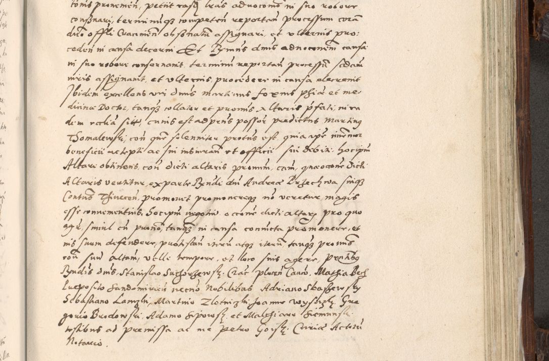Zdjęcie nr 798 dla obiektu archiwalnego: Acta actorum, constitutionum, obligationum, resignationum, quietationum tempore R. D. Petr Myszkowski, episcopi Cracoviensis, qui post mortem R. D. Francisci Krasiński, episcopi Cracoviensis solius Dei optimi maximi benignitate, Serenissimi Stephani regis Poloniase favore et clementia ex Plocensi ad Cracoviensem auctoritate Ssmi Gregorii XIII successit ab anno 1577 mense Novembri ad annum 1591 mensem Aprilem successive acticatorum.