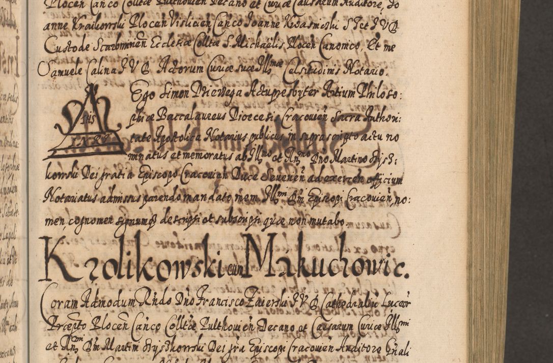 Zdjęcie nr 202 dla obiektu archiwalnego: Acta actorum, causarum spiritualium, civilium, criminalium, obligationum, cessionum, decimarum, testamentorum R. D. Martini Szyszkowski, episcopi Cracoviensis, ducis Severiensis in annis 1617 - 1619. Tomus primus.