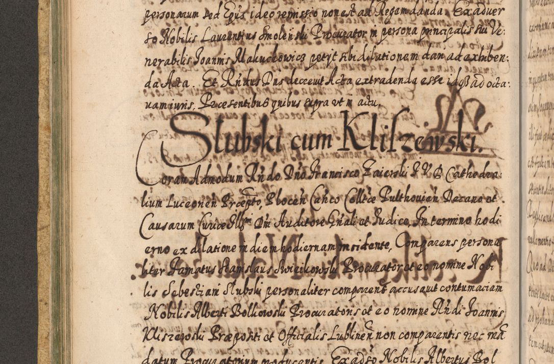 Zdjęcie nr 203 dla obiektu archiwalnego: Acta actorum, causarum spiritualium, civilium, criminalium, obligationum, cessionum, decimarum, testamentorum R. D. Martini Szyszkowski, episcopi Cracoviensis, ducis Severiensis in annis 1617 - 1619. Tomus primus.