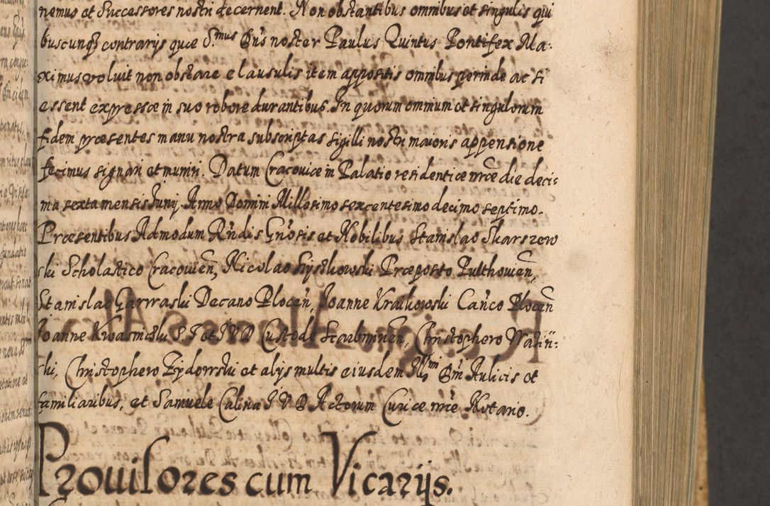 Zdjęcie nr 190 dla obiektu archiwalnego: Acta actorum, causarum spiritualium, civilium, criminalium, obligationum, cessionum, decimarum, testamentorum R. D. Martini Szyszkowski, episcopi Cracoviensis, ducis Severiensis in annis 1617 - 1619. Tomus primus.