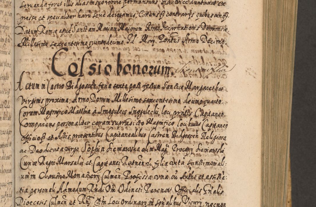 Zdjęcie nr 170 dla obiektu archiwalnego: Acta actorum, causarum spiritualium, civilium, criminalium, obligationum, cessionum, decimarum, testamentorum R. D. Martini Szyszkowski, episcopi Cracoviensis, ducis Severiensis in annis 1617 - 1619. Tomus primus.