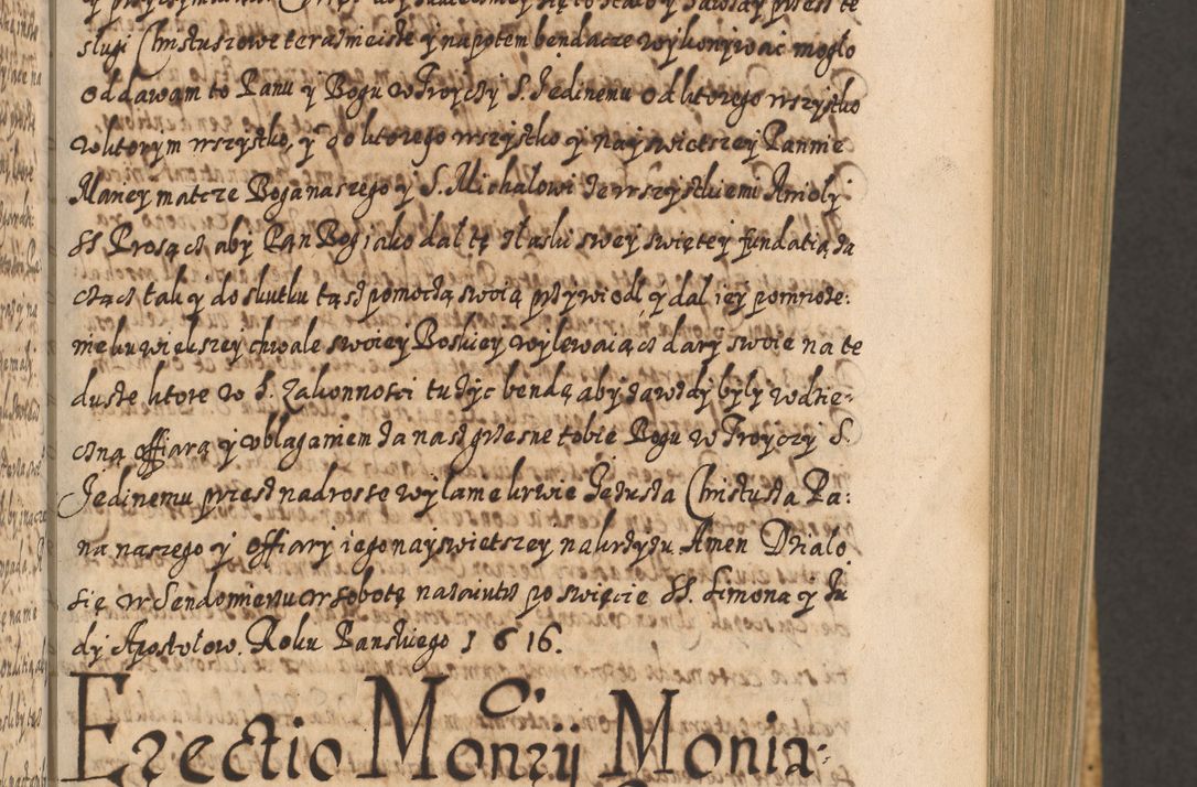 Zdjęcie nr 180 dla obiektu archiwalnego: Acta actorum, causarum spiritualium, civilium, criminalium, obligationum, cessionum, decimarum, testamentorum R. D. Martini Szyszkowski, episcopi Cracoviensis, ducis Severiensis in annis 1617 - 1619. Tomus primus.