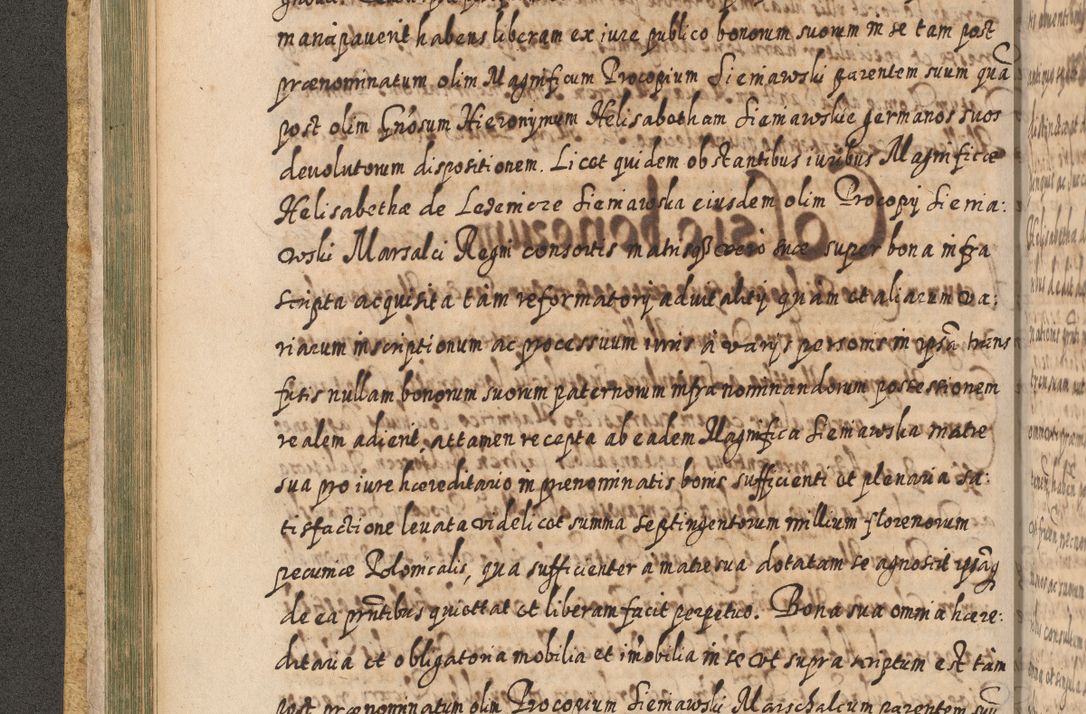 Zdjęcie nr 171 dla obiektu archiwalnego: Acta actorum, causarum spiritualium, civilium, criminalium, obligationum, cessionum, decimarum, testamentorum R. D. Martini Szyszkowski, episcopi Cracoviensis, ducis Severiensis in annis 1617 - 1619. Tomus primus.