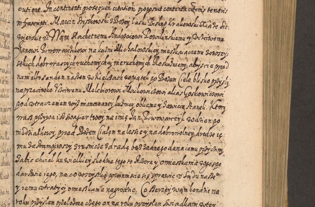 Zdjęcie nr 130 dla obiektu archiwalnego: Acta actorum, causarum spiritualium, civilium, criminalium, obligationum, cessionum, decimarum, testamentorum R. D. Martini Szyszkowski, episcopi Cracoviensis, ducis Severiensis in annis 1617 - 1619. Tomus primus.