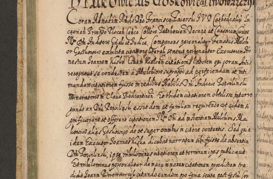 Zdjęcie nr 129 dla obiektu archiwalnego: Acta actorum, causarum spiritualium, civilium, criminalium, obligationum, cessionum, decimarum, testamentorum R. D. Martini Szyszkowski, episcopi Cracoviensis, ducis Severiensis in annis 1617 - 1619. Tomus primus.