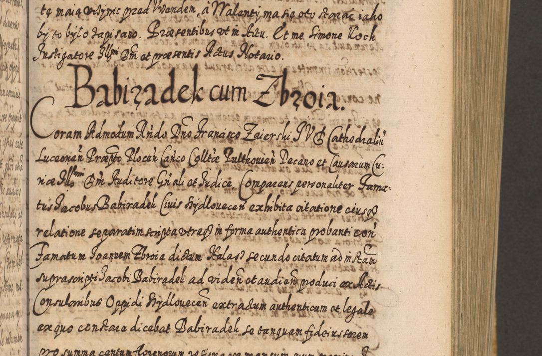 Zdjęcie nr 124 dla obiektu archiwalnego: Acta actorum, causarum spiritualium, civilium, criminalium, obligationum, cessionum, decimarum, testamentorum R. D. Martini Szyszkowski, episcopi Cracoviensis, ducis Severiensis in annis 1617 - 1619. Tomus primus.