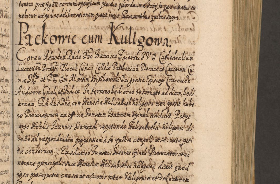 Zdjęcie nr 122 dla obiektu archiwalnego: Acta actorum, causarum spiritualium, civilium, criminalium, obligationum, cessionum, decimarum, testamentorum R. D. Martini Szyszkowski, episcopi Cracoviensis, ducis Severiensis in annis 1617 - 1619. Tomus primus.