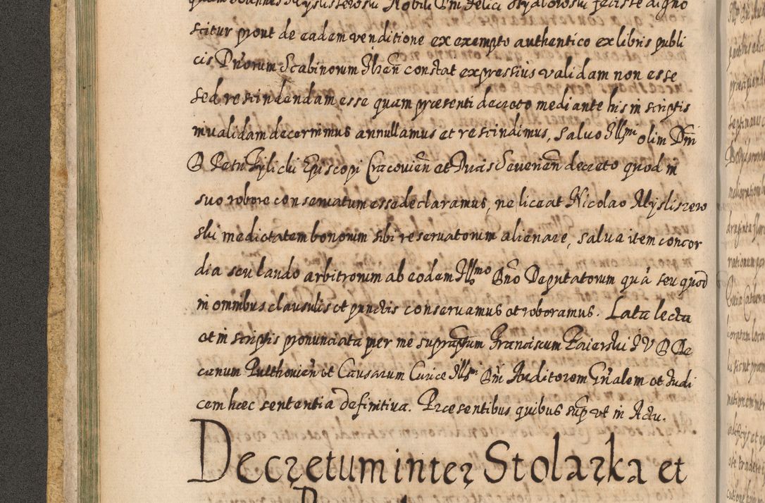 Zdjęcie nr 99 dla obiektu archiwalnego: Acta actorum, causarum spiritualium, civilium, criminalium, obligationum, cessionum, decimarum, testamentorum R. D. Martini Szyszkowski, episcopi Cracoviensis, ducis Severiensis in annis 1617 - 1619. Tomus primus.