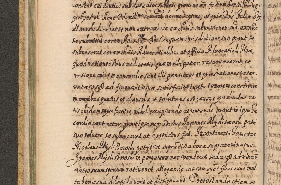 Zdjęcie nr 97 dla obiektu archiwalnego: Acta actorum, causarum spiritualium, civilium, criminalium, obligationum, cessionum, decimarum, testamentorum R. D. Martini Szyszkowski, episcopi Cracoviensis, ducis Severiensis in annis 1617 - 1619. Tomus primus.