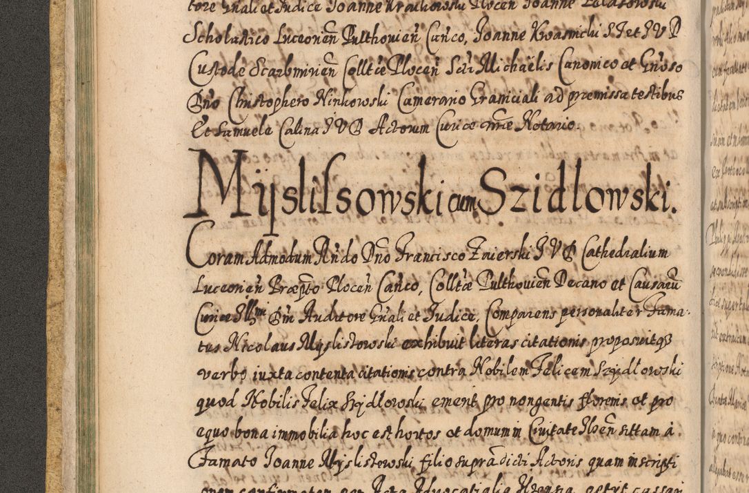 Zdjęcie nr 95 dla obiektu archiwalnego: Acta actorum, causarum spiritualium, civilium, criminalium, obligationum, cessionum, decimarum, testamentorum R. D. Martini Szyszkowski, episcopi Cracoviensis, ducis Severiensis in annis 1617 - 1619. Tomus primus.