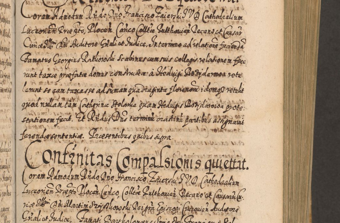 Zdjęcie nr 88 dla obiektu archiwalnego: Acta actorum, causarum spiritualium, civilium, criminalium, obligationum, cessionum, decimarum, testamentorum R. D. Martini Szyszkowski, episcopi Cracoviensis, ducis Severiensis in annis 1617 - 1619. Tomus primus.