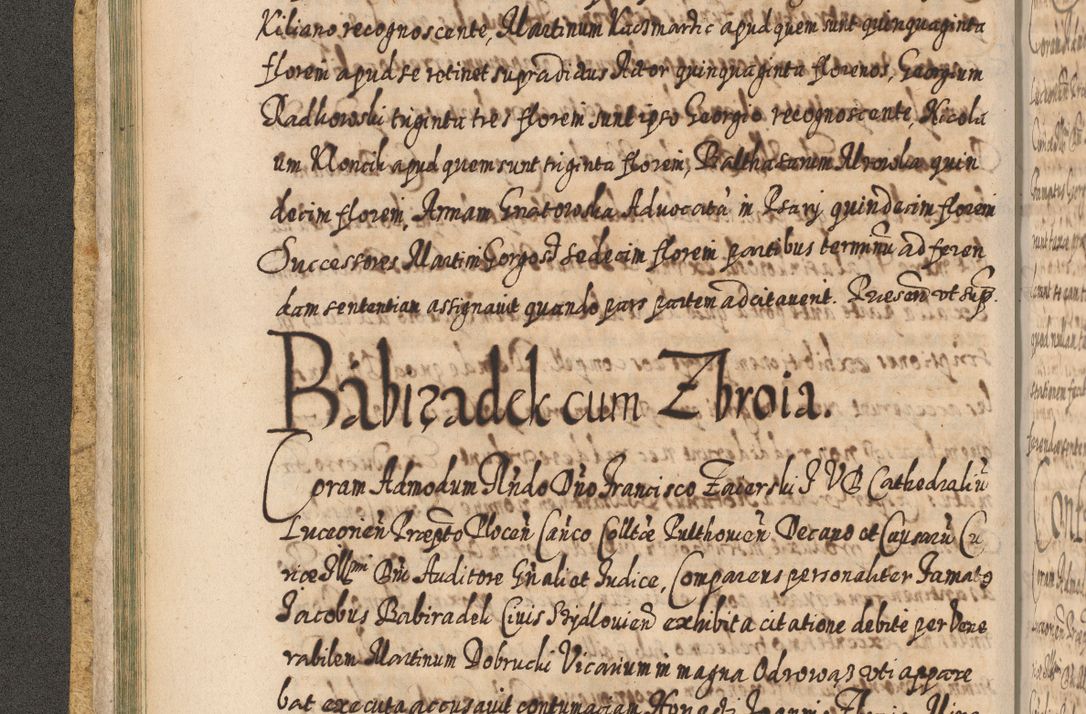Zdjęcie nr 87 dla obiektu archiwalnego: Acta actorum, causarum spiritualium, civilium, criminalium, obligationum, cessionum, decimarum, testamentorum R. D. Martini Szyszkowski, episcopi Cracoviensis, ducis Severiensis in annis 1617 - 1619. Tomus primus.