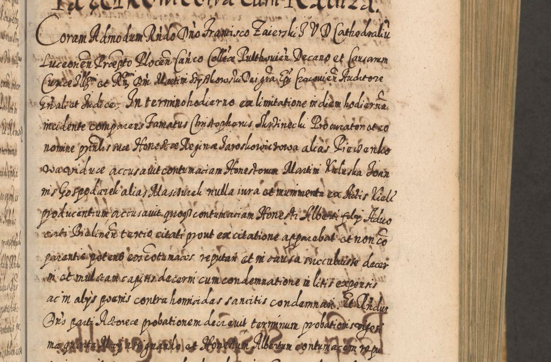 Zdjęcie nr 84 dla obiektu archiwalnego: Acta actorum, causarum spiritualium, civilium, criminalium, obligationum, cessionum, decimarum, testamentorum R. D. Martini Szyszkowski, episcopi Cracoviensis, ducis Severiensis in annis 1617 - 1619. Tomus primus.