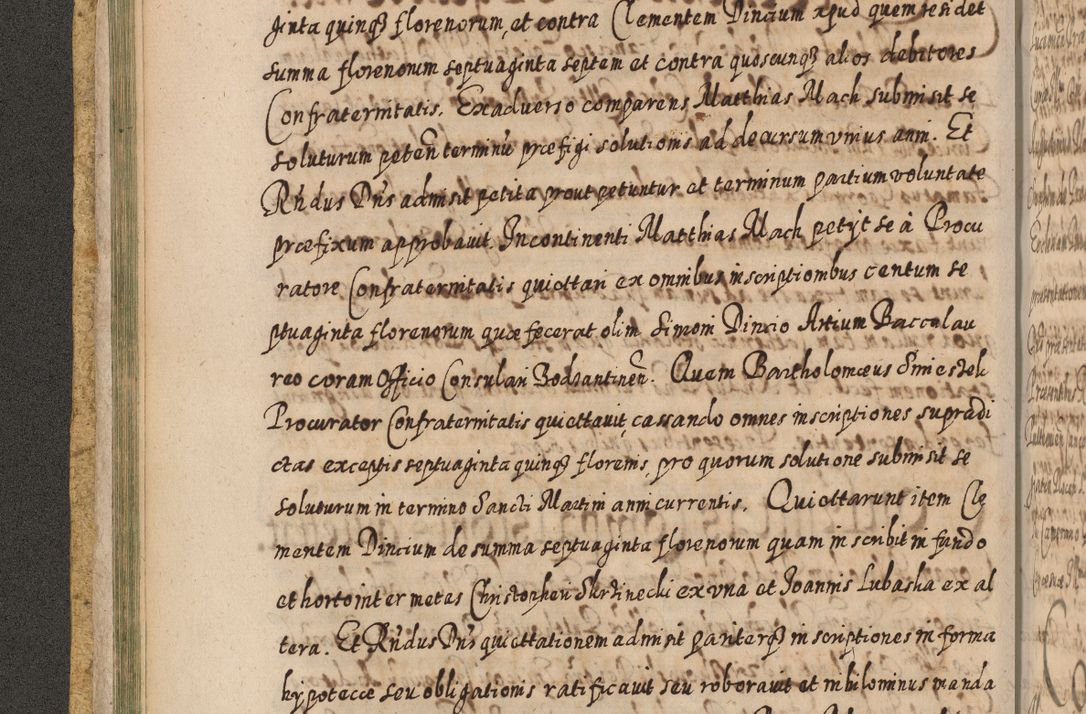 Zdjęcie nr 89 dla obiektu archiwalnego: Acta actorum, causarum spiritualium, civilium, criminalium, obligationum, cessionum, decimarum, testamentorum R. D. Martini Szyszkowski, episcopi Cracoviensis, ducis Severiensis in annis 1617 - 1619. Tomus primus.