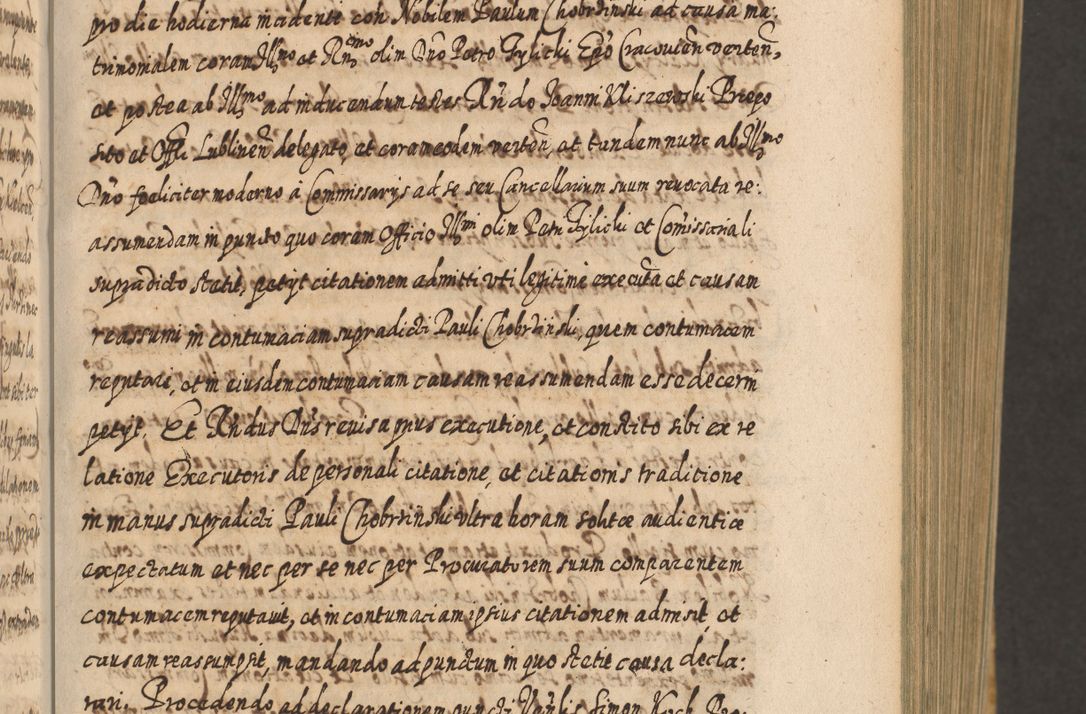 Zdjęcie nr 64 dla obiektu archiwalnego: Acta actorum, causarum spiritualium, civilium, criminalium, obligationum, cessionum, decimarum, testamentorum R. D. Martini Szyszkowski, episcopi Cracoviensis, ducis Severiensis in annis 1617 - 1619. Tomus primus.