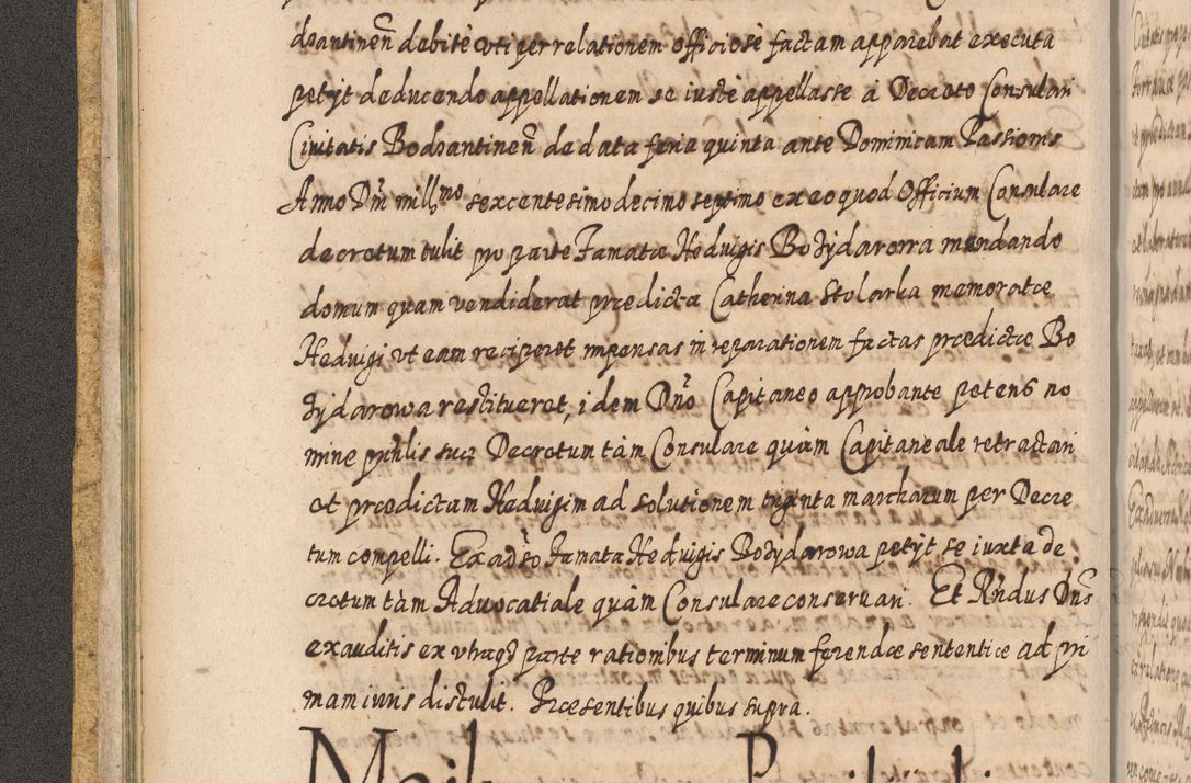 Zdjęcie nr 55 dla obiektu archiwalnego: Acta actorum, causarum spiritualium, civilium, criminalium, obligationum, cessionum, decimarum, testamentorum R. D. Martini Szyszkowski, episcopi Cracoviensis, ducis Severiensis in annis 1617 - 1619. Tomus primus.