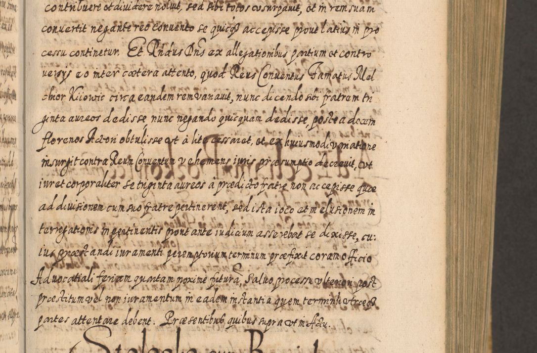 Zdjęcie nr 50 dla obiektu archiwalnego: Acta actorum, causarum spiritualium, civilium, criminalium, obligationum, cessionum, decimarum, testamentorum R. D. Martini Szyszkowski, episcopi Cracoviensis, ducis Severiensis in annis 1617 - 1619. Tomus primus.