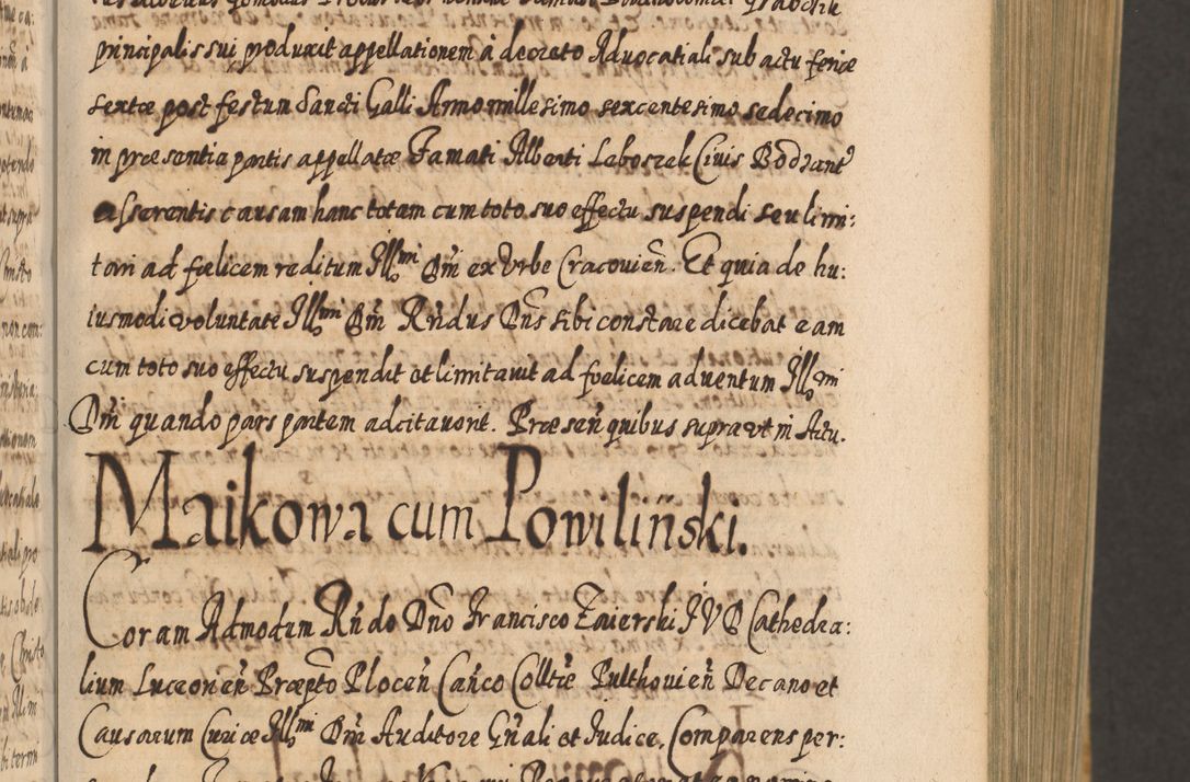 Zdjęcie nr 48 dla obiektu archiwalnego: Acta actorum, causarum spiritualium, civilium, criminalium, obligationum, cessionum, decimarum, testamentorum R. D. Martini Szyszkowski, episcopi Cracoviensis, ducis Severiensis in annis 1617 - 1619. Tomus primus.