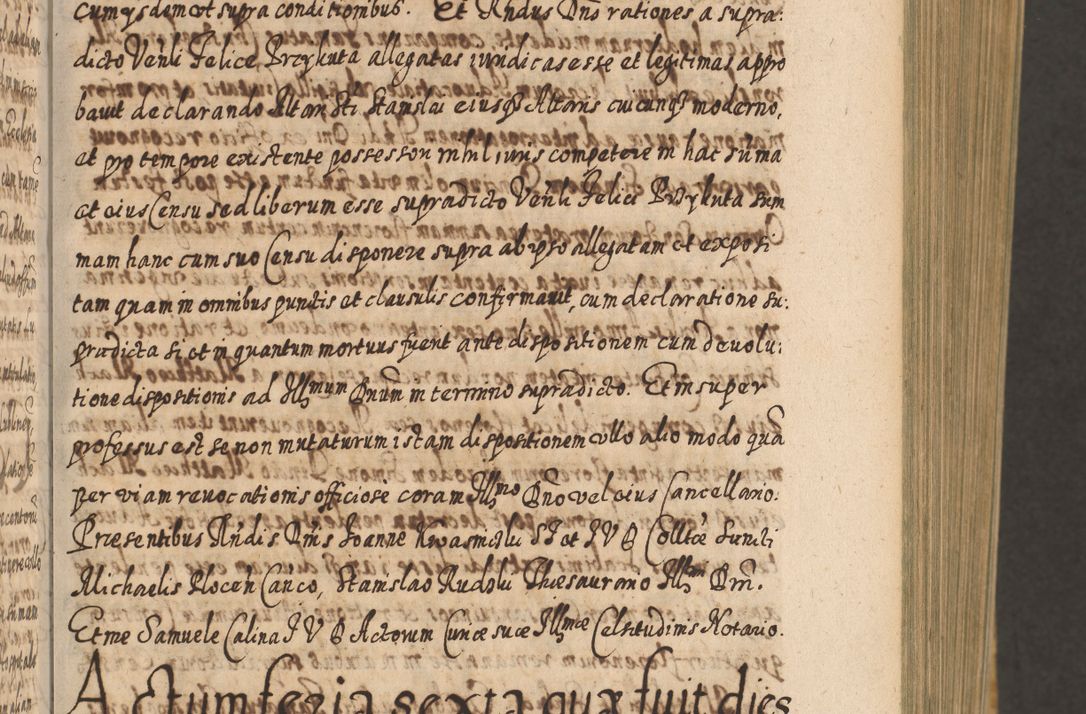 Zdjęcie nr 44 dla obiektu archiwalnego: Acta actorum, causarum spiritualium, civilium, criminalium, obligationum, cessionum, decimarum, testamentorum R. D. Martini Szyszkowski, episcopi Cracoviensis, ducis Severiensis in annis 1617 - 1619. Tomus primus.