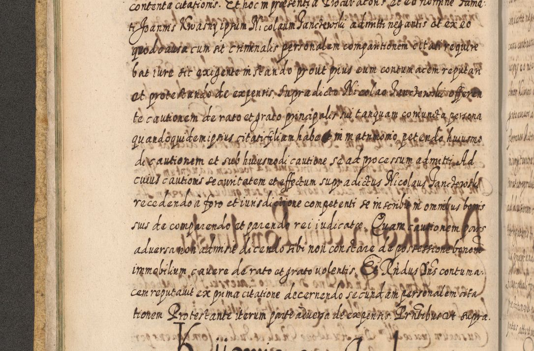 Zdjęcie nr 49 dla obiektu archiwalnego: Acta actorum, causarum spiritualium, civilium, criminalium, obligationum, cessionum, decimarum, testamentorum R. D. Martini Szyszkowski, episcopi Cracoviensis, ducis Severiensis in annis 1617 - 1619. Tomus primus.