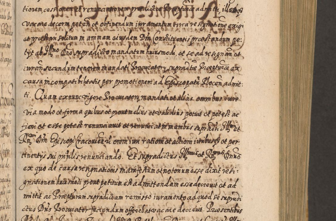 Zdjęcie nr 40 dla obiektu archiwalnego: Acta actorum, causarum spiritualium, civilium, criminalium, obligationum, cessionum, decimarum, testamentorum R. D. Martini Szyszkowski, episcopi Cracoviensis, ducis Severiensis in annis 1617 - 1619. Tomus primus.