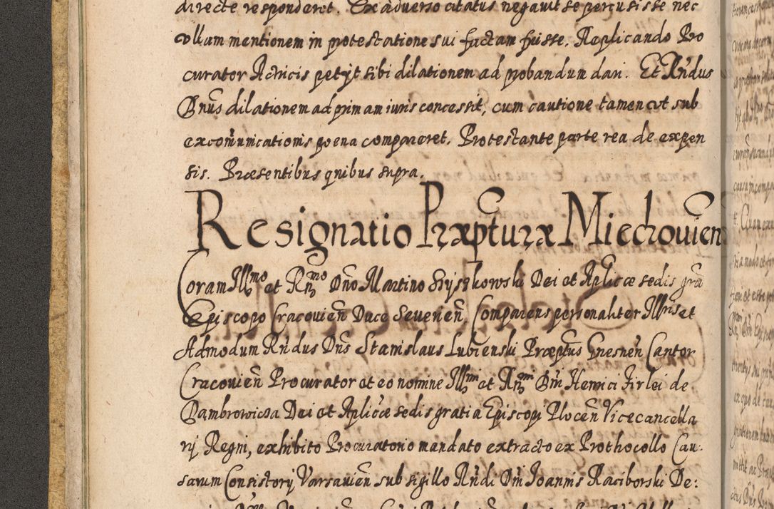 Zdjęcie nr 39 dla obiektu archiwalnego: Acta actorum, causarum spiritualium, civilium, criminalium, obligationum, cessionum, decimarum, testamentorum R. D. Martini Szyszkowski, episcopi Cracoviensis, ducis Severiensis in annis 1617 - 1619. Tomus primus.