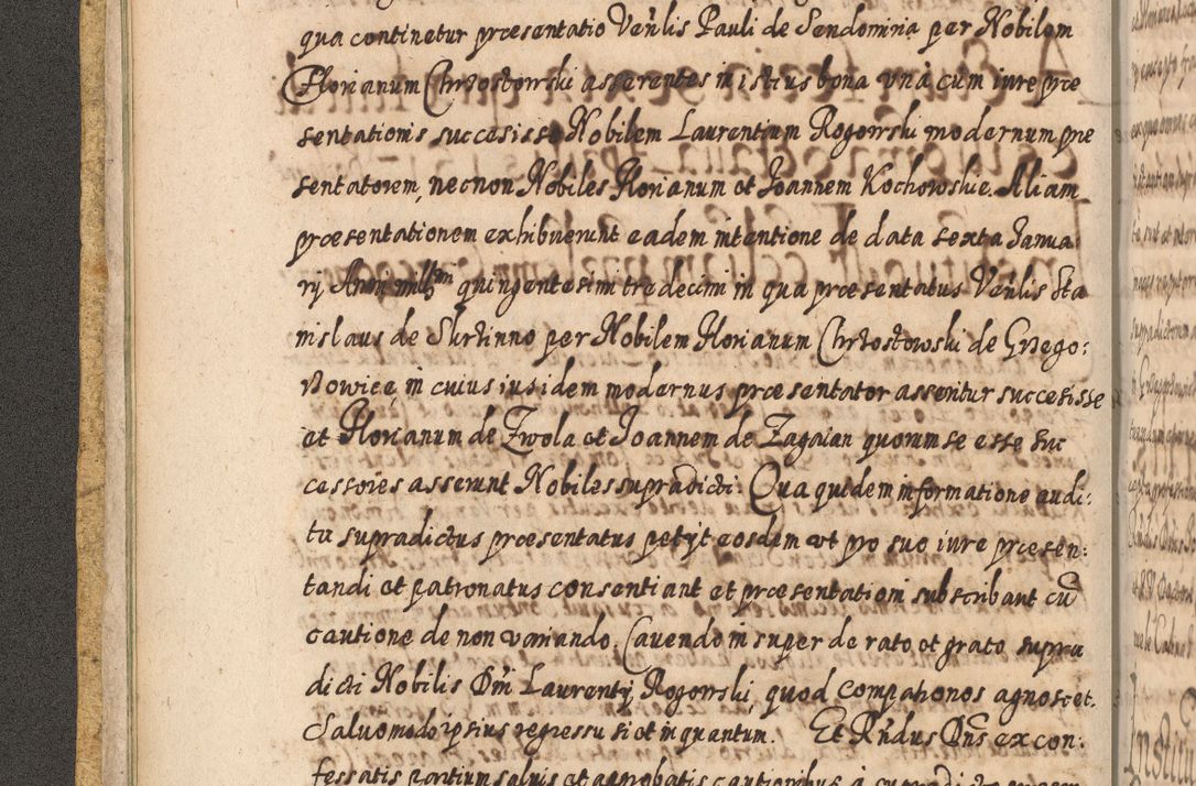 Zdjęcie nr 35 dla obiektu archiwalnego: Acta actorum, causarum spiritualium, civilium, criminalium, obligationum, cessionum, decimarum, testamentorum R. D. Martini Szyszkowski, episcopi Cracoviensis, ducis Severiensis in annis 1617 - 1619. Tomus primus.