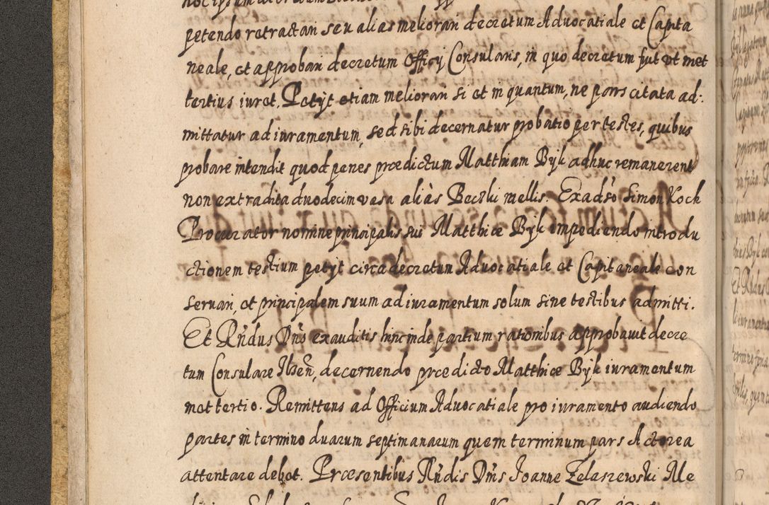 Zdjęcie nr 23 dla obiektu archiwalnego: Acta actorum, causarum spiritualium, civilium, criminalium, obligationum, cessionum, decimarum, testamentorum R. D. Martini Szyszkowski, episcopi Cracoviensis, ducis Severiensis in annis 1617 - 1619. Tomus primus.